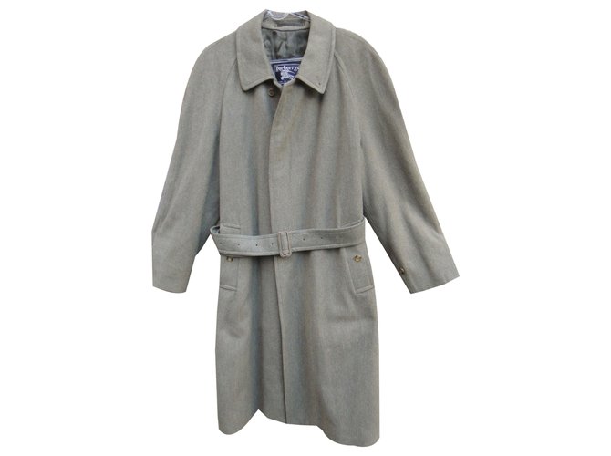 Burberry coat size 54 Khaki Wool  ref.261948