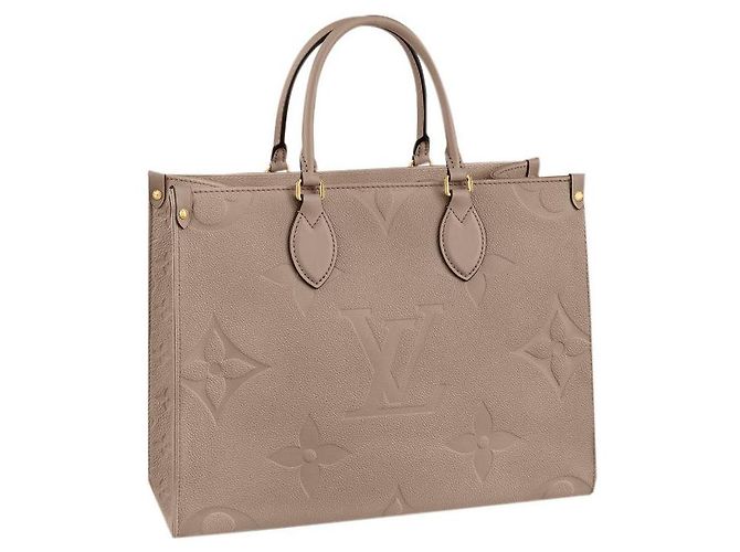 Louis Vuitton LV Onthego MM Dune empreinte Beige