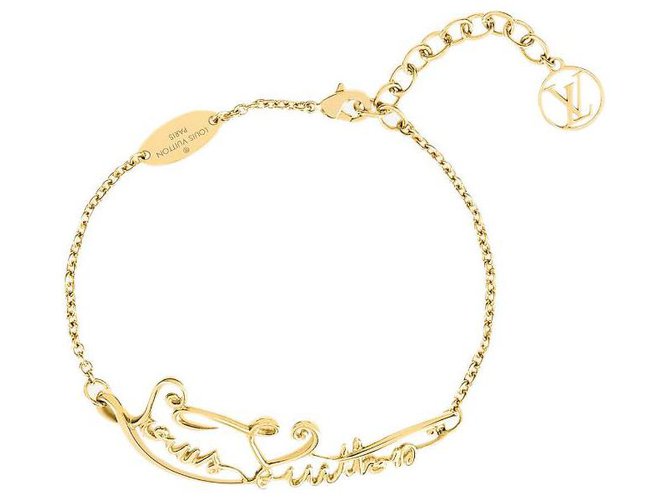 Louis Vuitton LV bracelet MY LV Affair Golden Metal  ref.262015