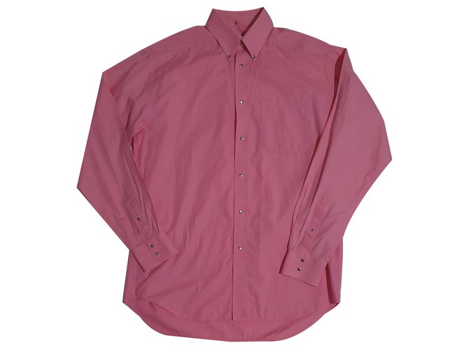 Thierry Mugler Hemden Pink Baumwolle  ref.262050