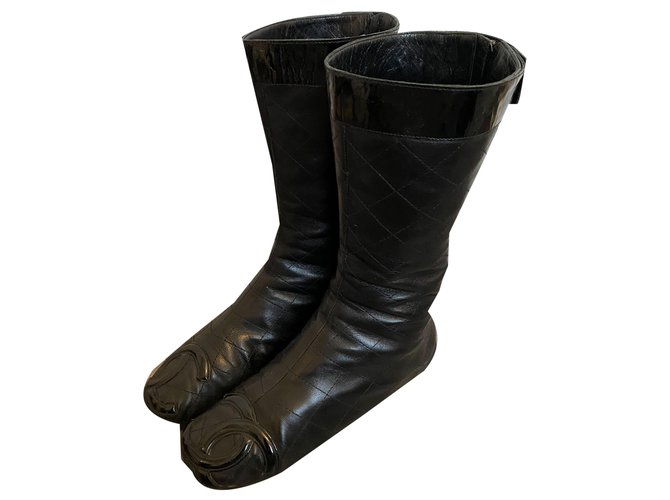 Cambon Chanel Boots Black