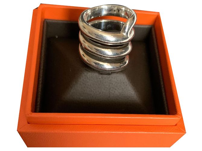 Hermès Spirale Argento Argento