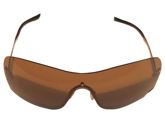 Gafas de sol Gucci máscara metal dorado