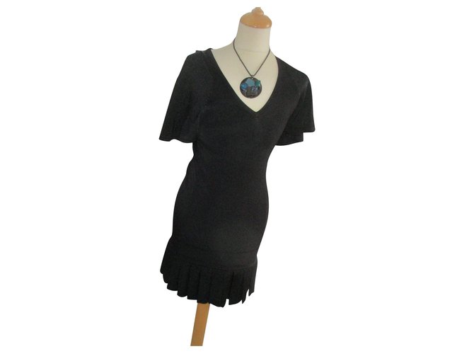 Karen Millen Dresses Black Viscose  ref.262671