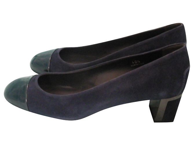 Décolleté Tod's in scamosciato blu navy 40.5