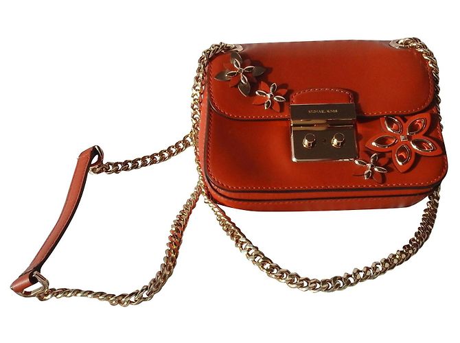 Michael Kors Handtasche aus Leder Koralle
