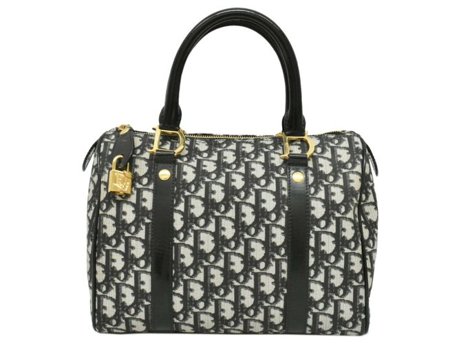 DIOR handbag Black Cloth  ref.262838
