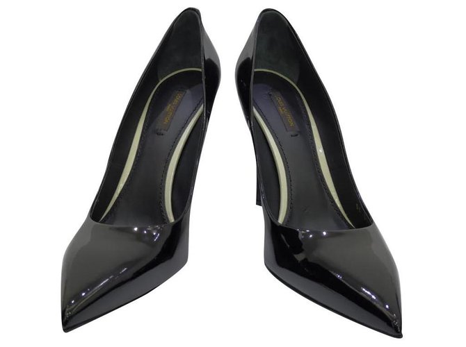 Louis Vuitton Heels Black Patent leather  ref.262957