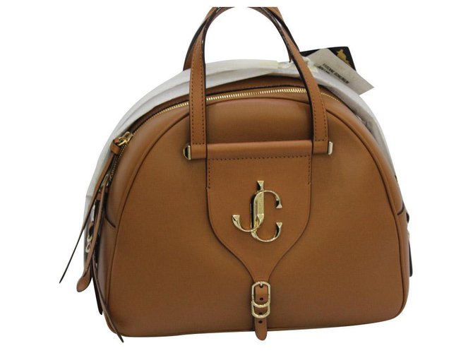 Jimmy Choo Handbags Brown Leather  ref.262960