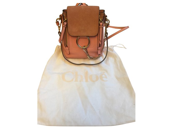Chloé mini Faye backpack Leather  ref.262976