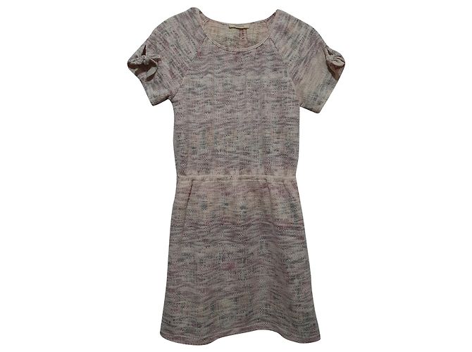 Sessun Kleid aus Baumwolle und Polyester Mehrfarbig Größe M Mehrfarben