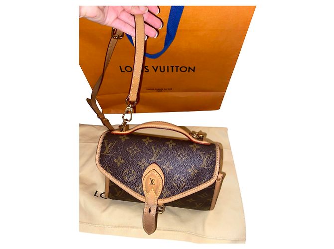 Bolsa Louis Vuitton Ivy Marrom de Tecido