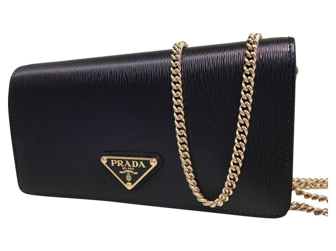 Prada mini bag new Black Leather  ref.263211