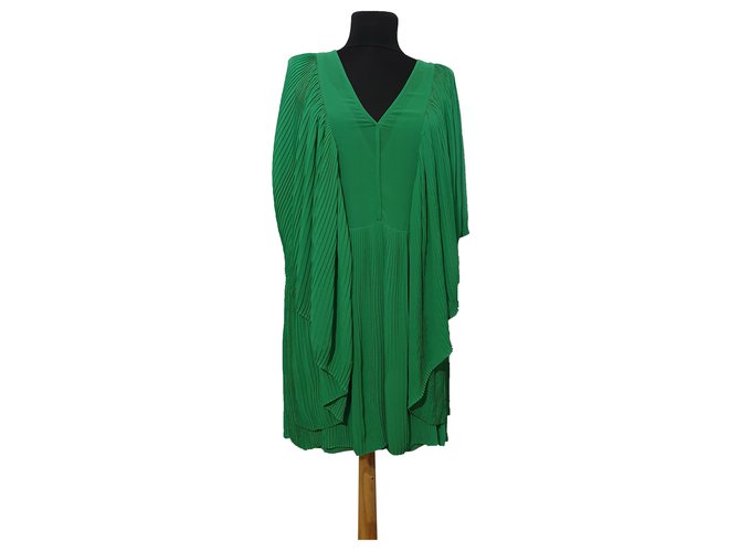 By Malene Birger Dresses Green Polyester  ref.263291