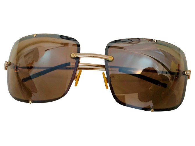 D&G Sunglasses Golden Metal  ref.263298