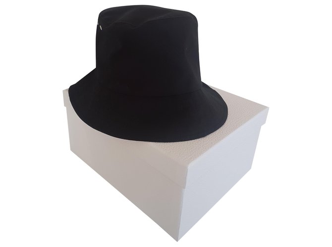 Sombrero Dior Negro Algodón  ref.263445