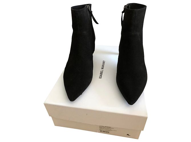 Isabel Marant Preto clássico fácil BO desbotado