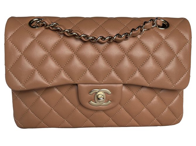 Chanel Classic doble flap Caramel Leather  ref.263667