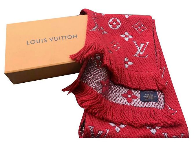 Louis Vuitton sciarpe Rosso Lana