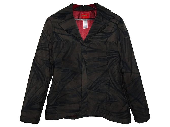 KENZO JUNGLE DOWN JACKET Dunkelgrün