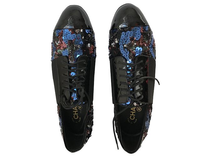 Scarpe Chanel Derby Strech Multicolore