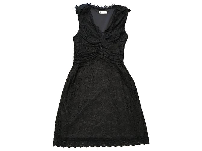 Autre Marque Vestido de encaje Aniye By negro