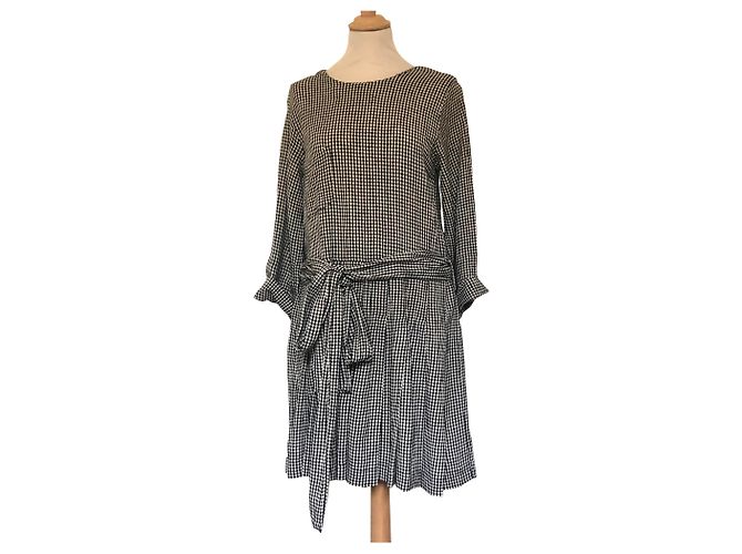 Laurence Dolige Vestidos Negro Blanco