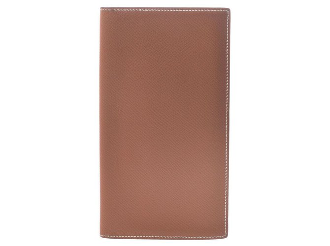 Hermès Hermes wallet Brown Leather  ref.263895