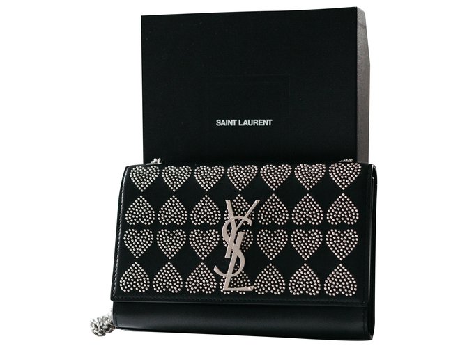 Kate Monogramme Saint Laurent Kate Monogram bag (Limited edition) Black Leather  ref.263905