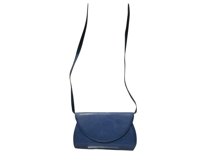 Charles Jourdan shoulder bag Blue Leather  ref.263910