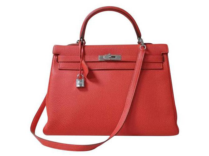Hermès hermes kelly 35 Leather Handbag  ref.263934