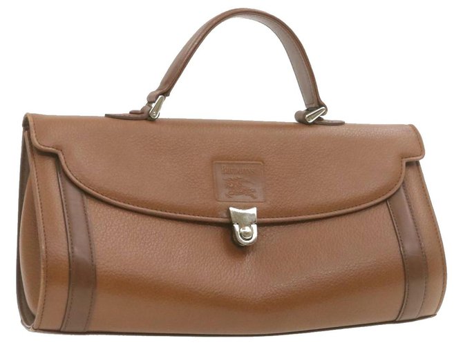 Burberry handbag Beige Leather  ref.264003