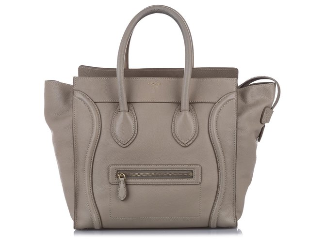 Céline Celine White Luggage Leather Tote Bag Pony-style calfskin  ref.264117