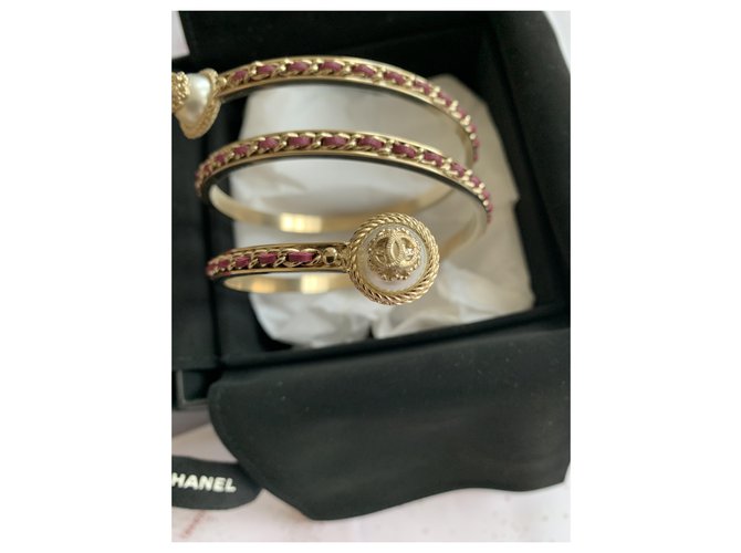 Chanel Bracciali Multicolore Metallo  ref.264160