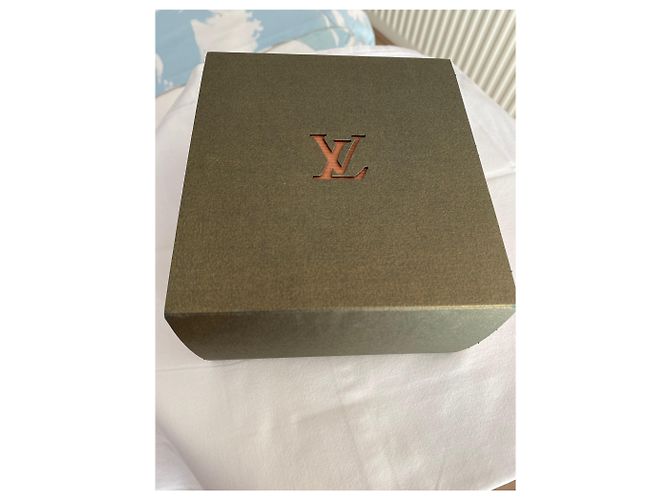 Louis Vuitton Gürtel aus braunem genarbtem Leder