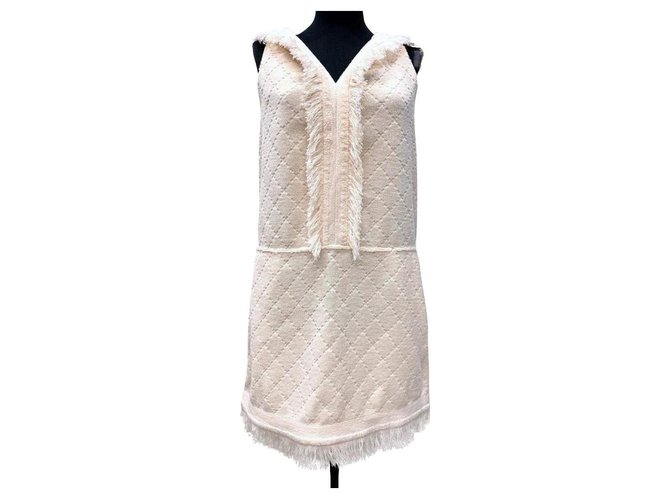 Chanel robe en tissu éponge à capuche Coton  ref.264253
