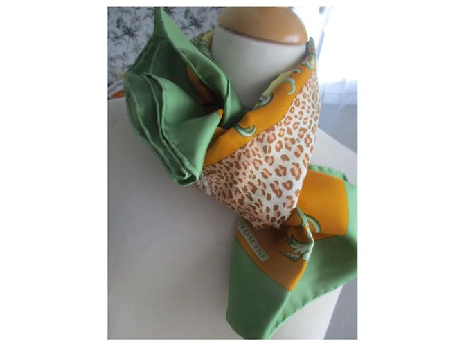 Autre Marque Sciarpa in seta Ferragamo Beppe Spadacini Royal Palm Multicolore