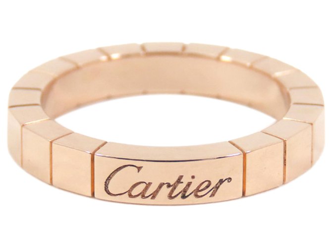 Cartier Pink 18Anel K Lanieres Rosa Metal  ref.264353