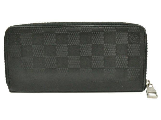 Louis Vuitton Zippy Organizer Black Leather  ref.264386