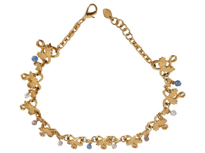 Necklace Inès De La Fressange Golden Metal  ref.264443
