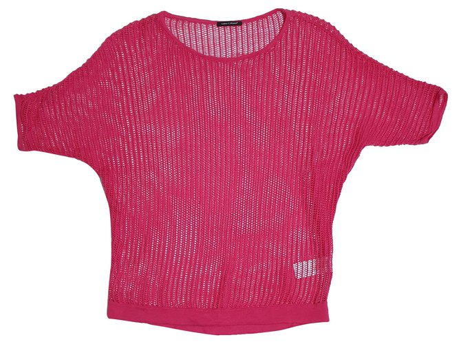 Luisa Cerano Tops Pink Cotton Linen  ref.264535