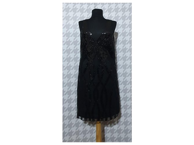 Autre Marque Dresses Black Polyester  ref.264540