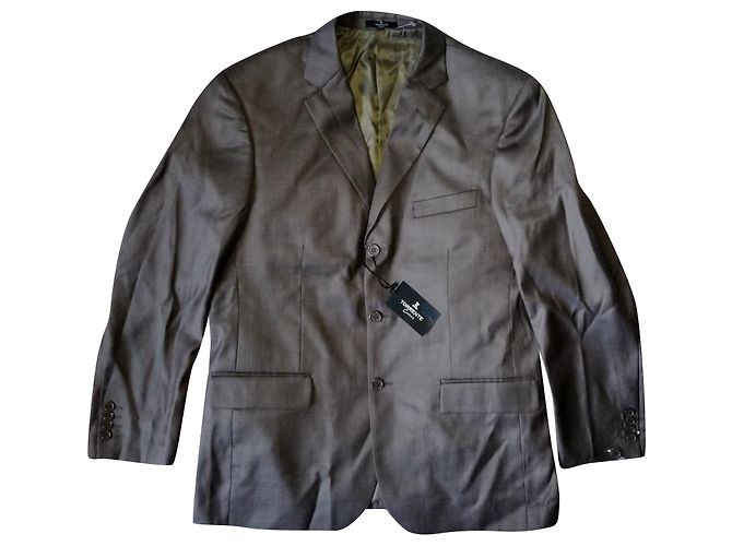 TORRENTE Couture Homme Cos 03 Kamelgrauer Anzug Jacke Blazer