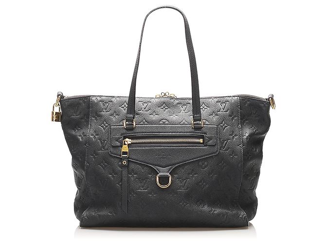 Louis Vuitton Schwarzes Monogramm Empreinte Lumineuse GM