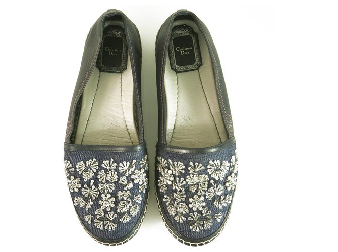 dior floral flats