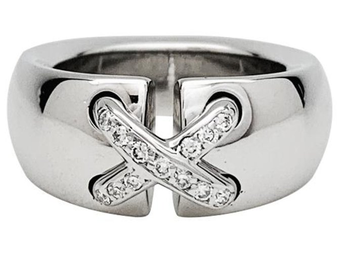 Chaumet Ring ,„Verbindungen“, Weißgold und Diamanten.  ref.265249