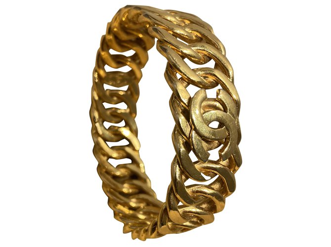 Chanel Bracelets Golden Metal  ref.265229