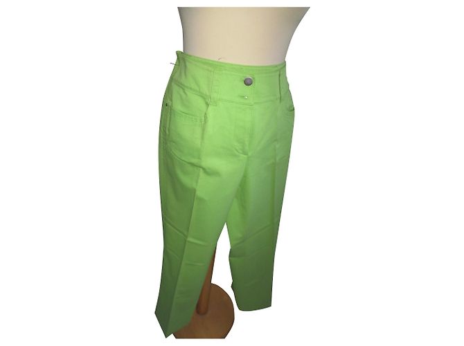 Gerry Weber 7/8 Hose aus Baumwolle Hellgrün