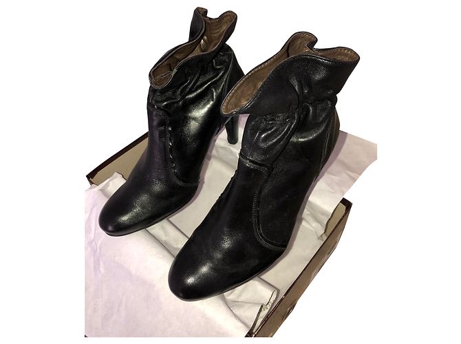 Botines Balmain de piel negros