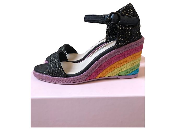 Sophia Webster Espadrillas Lucita nere e multicolori